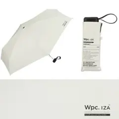 新品未使用 Wpc. IZA 折りたたみ傘 コンパクト 53cm オフホワイト