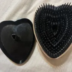 ReFaハート型ヘアブラシ ピンク・黒
