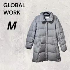 グローバルワーク ダウン ロングダウン M グレー フォーマル アウター デート