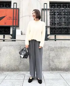 OHGA PEPLUM KNIT ペプラムニット