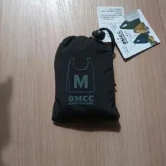 【新品タグ付】omcc エコバッグ Ｍ 黒 ブラックのサムネイル