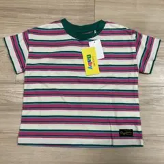 【新品】100 オーガニックコットン ストライプ Tシャツ