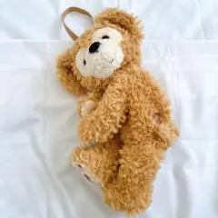 ダッフィーぬいぐるみポーチ(ファスナー付き)