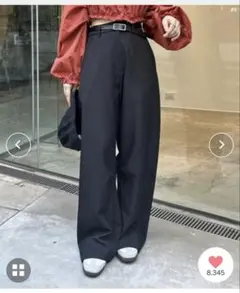 mystic カーブスラックス　ブラック