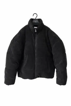 CERONIAS 黒いスエード風ダウンジャケット