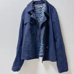 美品✨Gap 【M】ネイビー トレンチコート 春服　秋服　お出かけ