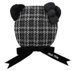 ユニバ usj キティちゃん 耳付きベレー帽