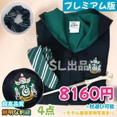 ハリーポッター ローブ スリザリン 杖 ヘア環ネクタイ スタジオツアー⚡️