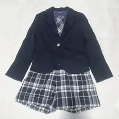ポンポネット 150 卒業式　卒服　卒服　ショートパンツ　銀ボタン　ネクタイ