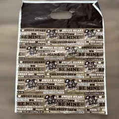 バレンタイン ラッピング袋 ラッピング 手提げ HDポリ袋 35枚 まとめ売り