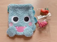 がんこちゃんポーチとガンペー君とがんこちゃんのキーホルダー