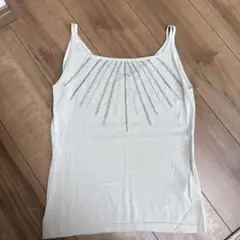 INDIVI38 ビーズ刺繍 グレージュキャミソールのサムネイル