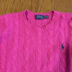 Polo Ralph Lauren ピンク ケーブルニットセーター