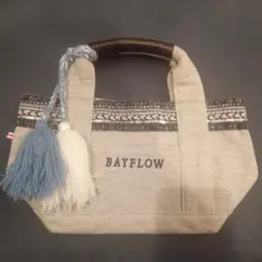 BAYFLOW フリンジ付きミニトート