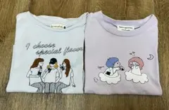 ブランシェス サンリオキャラクターズ Tシャツ 2枚セット 110 まとめ売り
