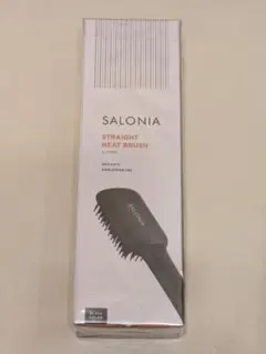 SALONIA サロニア ストレートヒートブラシ ブラック SL-012BK