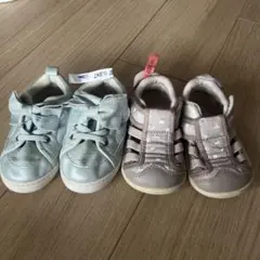 イフミー　水陸両用サンダル　アプレレクール　リボンスニーカー　2足セット　14