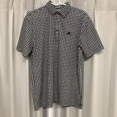 ゴルフ　adidas アディダス　チェックシャツ　Mサイズ　ポロシャツ