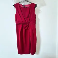 パーティードレス　ワインレッド　サイズ38