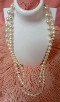 パール　ネックレス　レディース　アクセサリー 　可愛い