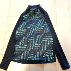 Mizuno ウィンドブレーカー 黒・緑M1383番