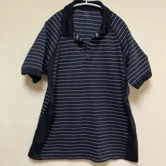 【最終お値下げ】ユニクロ　UNIQLO ストライプ 半袖ポロシャツ　XL