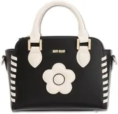 MARY QUANT 花モチーフ ハンドバッグ