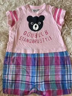 ダブルビー女の子用かわいいロンパース80のサムネイル
