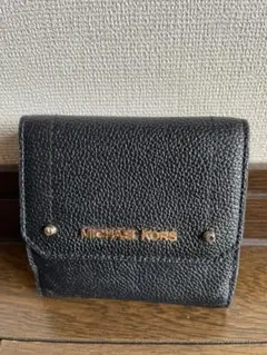 マイケルコース　黒二つ折り財布　美品