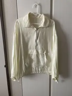 しまむら　ハーフジップパーカー　薄手