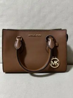 【美品】MICHAEL KORS ブラウン ハンドバッグ