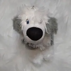 リトルマーメイド　マックス　ぬいぐるみキーホルダー　ぬいぐるみバッジ