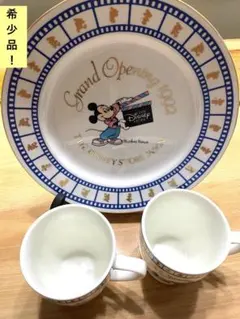 【希少品】ディズニー　グランドオープン記念　カップ&ソーサー
