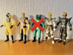 仮面ライダー 怪人 クウガ ミニソフビ 食玩 対決セット ソフビヒーロー セット