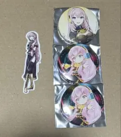 巡音ルカ　project circles 缶バッジ　ステッカー