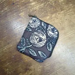 ミナペルホネン　ハギレ　ハンドメイドポーチ（L字）