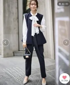 【美品】セレモニースーツ3点セット　ブラック