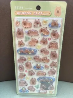 正規品 BONBON DROP ボンボンドロップシール カピバラ　平成レトロ