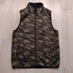MIND GAMES 迷彩柄フリースベスト L