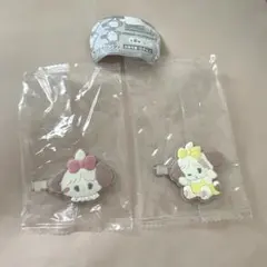 mikko フロッキーヘアクリップ スフレ