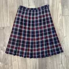 EASTBOY チェック柄 プリーツスカート 11号