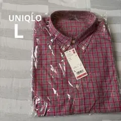 【ユニクロ（UNIQLO）エクストラファインコットンブロードチェックシャツ】