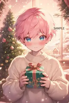 2986初めてのホワイトクリスマスステッカー２