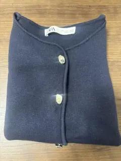 ZARA ニット　ノースリーブ　ボタン