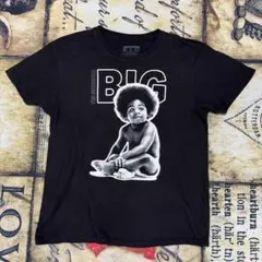 ノトーリアスBIG ビギー Tシャツ ヒップホップ ラップ ブラック L 古着