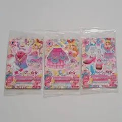 【新品未開封】アイカツ ピンクピルエット 3枚セット 星宮いちご