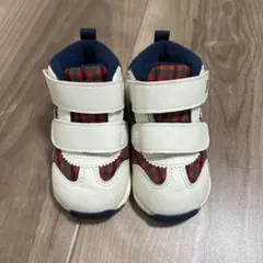 ファミリア_asics スニーカー ホワイト/レッド/ネイビー_13.0