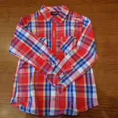 klädkåp 長袖チェックシャツ 120