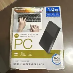 新品】エレコム 外付けHDD 1TB テレビ録画用 ELP-GTV010UBK - メルカリ