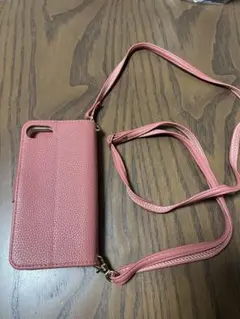 ミッキー型押し ピンク 手帳型ケース